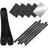 AllisWay Alpino Kit di Riparazione Base da Sci,Candelette Riparazione P-Tex | Kit Riparazione Sci, 6 Candelette di Riparazione P-Tex, 4 Fogli Carta Vetrata Spatola, Snowboard da Alpinismo e Freeride