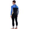 aqxreight Muta in Neoprene da 3 Mm per Uomo Muta da Sub con Zip Posteriore per Tutto Il Corpo per lo Snorkeling Surf Immersioni Nuoto e Il Nylon Centrale è Strato Realizzato in Neoprene Il Design