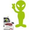 Generisch Adesivi riflettenti per auto, adesivi riflettenti divertenti | Adesivi riflettenti divertenti decorazioni per finestrini dell'auto per zaini, caschi, scooter, decorazioni per il corpo