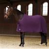Imperial Riding IRH Fundamental Basic - Coperta anti-sudorazione, funzionale e traspirante, chiusura frontale in pile polare, ad asciugatura rapida, per cavalli, fico 115