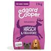 Edgard & Cooper Cibo secco per cani (cervo e anatra, 2,5 kg), senza cereali, ingredienti naturali e carni fresche, pieno di aminoacidi essenziali