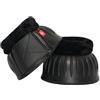 Imperial Riding IRH Bells - Stivaletti a Campana in Gomma Naturale, ammortizzanti e Senza sfregamenti, con Bordo Morbido, sicuri, Resistenti, per addestramento, Colore: Nero, S