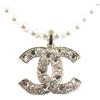 CHANEL Collana CHANEL Girocollo Big CC Mark ABF221 B19947 NAFRM Oro Strass Perla