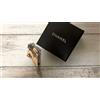 CHANEL Spilla CHANEL Mademoiselle Coco rosa beige/argento donna originale mai usata ...