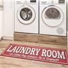 Ottomanson, Passatoia classica, collezione Laundry, fondo in gomma, 50 cm x 150 cm, colore: Rosso