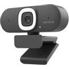 Nuroum V15-AFL Webcam Streaming Con Luce Ad Anello, Autofocus per PC Con Doppio Microfono, 1080P 60fps, 75° FOV e Correzione Luce, USB Plug&Play per Zoom/Teams/OBS/Xsplit, Grigio