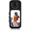 Cuifati Body Cam, 2.7K 1.47in HD Action Camera Mini Body Camera con Angolo di Lente a 180 °, Telecamera a Tasca Magnetica Indossabile Veni Registri Quotidiani per la Casa in Bicicletta