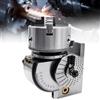 Generic Indicizzazione verticale orizzontale, set di fresatura W/100/125/160/200mm Mandrino+contropunta, set di divisione mandrino a 3 ganasce, per fresatura rettifica trapano 6/160mmMandrino (5)