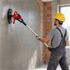 RSQQL Cazzuola for cemento, con asta di prolunga da 130 cm e asta di miscelazione | Lucidatrice levigatrice for pareti portatile con velocità regolabile, luce LED regolabile a 120°