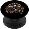 Shutter Laurel Studio Fotografia di apertura di bobine di pellicola fotografica vintage Hobby Art PopSockets PopGrip Adesivo
