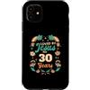 Turning 30 Birthday Outfit 30 Year Old B Custodia per iPhone 11 Amato da Gesù per 30 anni 30° compleanno tema cristiano