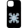 Rimefern Sketches Custodia per iPhone 15 Plus Fiocco Di Neve Triste Personaggio Carino Inverno Disegno
