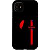 MASH MOSH Custodia per iPhone 11 Taiwan, mappa, silhouette, bandiera, strisce, taiwanese, orgoglio