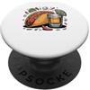 Mexican Food Taco Lover Gifts Tacos and Tequila Taco Tuesday Mexican Food Fiesta PopSockets PopGrip Adesivo