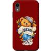 Bahaa's Tee Custodia per iPhone XR Cute Teddy Bear Cartoon Streetwear Graphic