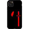 MASH MOSH Custodia per iPhone 11 Pro Max Taiwan, mappa, silhouette, bandiera, strisce, taiwanese, orgoglio