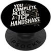Internet Designs Funny Network Engineering Amministratore di computer PopSockets PopGrip Adesivo