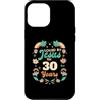 Turning 30 Birthday Outfit 30 Year Old B Custodia per iPhone 12 Pro Max Amato da Gesù per 30 anni 30° compleanno tema cristiano