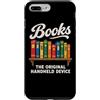 Retro Bookworm & Bibliophile Apparel Custodia per iPhone 7 Plus/8 Plus Libri Il bibliotecario di lettura del dispositivo portatile originale