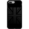 Delta12Designs Custodia per iPhone 7 Plus/8 Plus Bandiera del Regno Unito, colore: nero