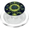 ShroomBoom Psychedelic Art Astratto Geometria Sacra Trippy Psichedelico Linea Art Pattern PopSockets PopGrip per MagSafe