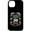 Turning 30 Birthday Outfit 30 Year Old B Custodia per iPhone 14 Plus Amato da Gesù per 30 anni 30° compleanno tema cristiano