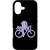 Inkpedal Sketches Custodia per iPhone 17 Polpo In Bicicletta Cartone Divertente Animale Marino