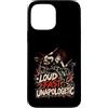 Punk Rock Batteria Musicista Hardcore Re Custodia per iPhone 13 Pro Max Loud Fast Unapologetic Punk Rock Batterista