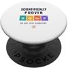 Fun Tees Tavola periodica scientificamente provata senza cappuccio PopSockets PopGrip Adesivo