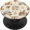Cottagecore Farm Studio Horse Ranch Western Acquerello Campagna Fattoria Vita PopSockets PopGrip Adesivo