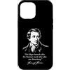 2026 Düsseldorf und Heine Souvenirs Custodia per iPhone 12 Pro Max Citazione di Heinrich Heine Un intelligente osserva tutto