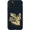 Fantasy Bookish Realm Custodia per iPhone 11 Pro Max Fantasy Book Dragon per gli amanti dei libri e lettori
