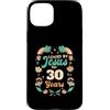 Turning 30 Birthday Outfit 30 Year Old B Custodia per iPhone 15 Plus Amato da Gesù per 30 anni 30° compleanno tema cristiano