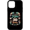 Turning 30 Birthday Outfit 30 Year Old B Custodia per iPhone 12 mini Amato da Gesù per 30 anni 30° compleanno tema cristiano