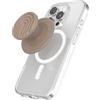 PopSockets Handygriff für MagSafe, magnetisch- Latte | Mit Magnet, Abnehmbar, Kindle/iPhone/Android/Tablet, Braun, Schlicht, Creme, Beige, Herbst, Kürbis