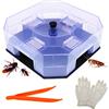 BITEYI Trappole per Scarafaggi,Eco-Friendly Riutilizzabile e Non Tossico Catcher di Scarafaggi,È Sicuro per Bambini e Animali Domestici