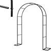 GZDXBF 220 Cm Altezza X 130/150/180/200/235/250/290/315/345/375 Cm Larghezza Arco Da Giardino, Arco Per Rose Per Piante Rampicanti Rose Viti, Giardino Patio Decorazione Per Feste Nuziali Arco Pergolato(Color