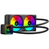 Rampage Dissipatore cpu a liquido All-in-One Rampage Infinite V240 2x120mm ARGB Nero [INFINITEV240-BLACK]