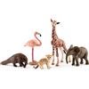 Schleich - Animali, Wild Life Mix di animali; 42388
