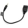 SYSTEM-S Cavo audio AUX da USB tipo A (femmina) a jack da 3,5 mm, nero