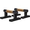 Gorilla Sports Impugnature per flessioni GORILLA SPORTS® - legno, acciaio, fino a 300 kg, con borsa per il trasporto - attrezzatura per calisthenics, parallele, impugnature per verticale, barre per flessioni