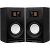 Unbranded Altoparlante da pavimento di riferimento con amplificatore da 120W, tweeter AMT, woofer da 5", connessioni HDMI, Bluetooth, RCA e uscita subwoofer - ideale per musica, TV, PC e giradischi (finitura in frassino nero)