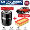 UFI Kit Tagliando Fiat Panda 141 750 1.0 1.1 Filtro Aria + Filtro Olio Ufi 4x4 Fire