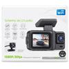 MAKA Dash Cam Auto WiFi 1080P 30fps 3 Camere Schermo 2 Grandangolo 130°cam
