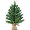 HOMCOM Albero di Natale Mini 55cm con 50 Rami Folti e Aghi Realistici in PVC