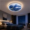 MAKA Plafoniera LED Terra 48W Ø50cm Lampada Soffitto 3 CCT Design Moderna