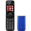 BRONDI MAGNUM 4 BLU/VIOLA MAXI SCHERMO TASTIERA FISICA RETROILLUMINATA DUAL SIM