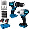 MAKA Kit Trapano Avvitatore a Percussione 2350 giri/min Professionale