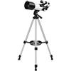 Outsunny Telescopio Spaziale 70mm con 2 Lenti Oculari Bianco e Nero