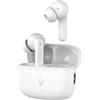 VulTech Pop EP-40WH Cuffie auricolari Wireless In-Ear Bluetooth 5.3, USB-C, ANC cancellazione attiva del rumore, controlli Touch IPX5, Microfono per Smartphone Samsung, iPhone, Xiaomi, Huawei - Bianco